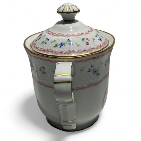 Bernardaud Limoges France Artois Rose Versailles porcelain coffee or tea pot - Picture 4 of 9